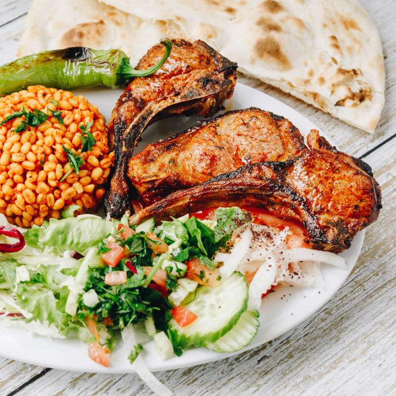 Charcoal grilled meats in Dublin